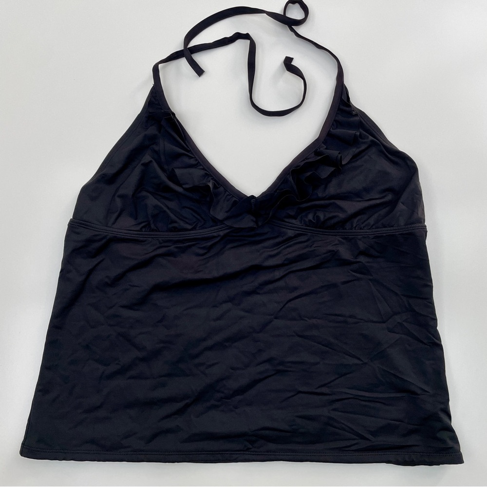 Black tankini top